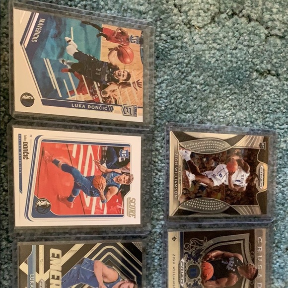Other - Zion Williamson and Luka Doncic Rookie Cards